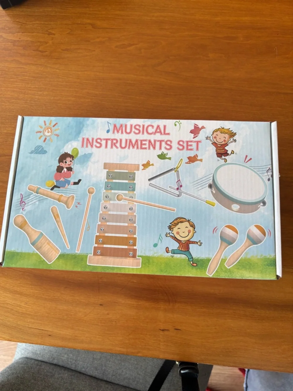 Musical Instruments Set - Kids Toy Percussion Set (Blue) new in box sealed